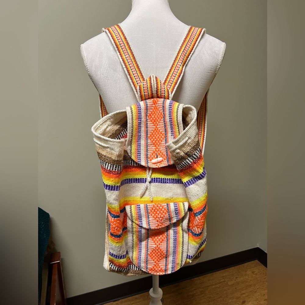 Burlap Backpack - image 2